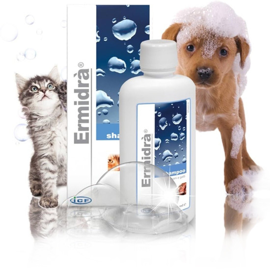 Șampon Dermatologic pentru Câini și Pisici Ermidra, 250 ml – ICF